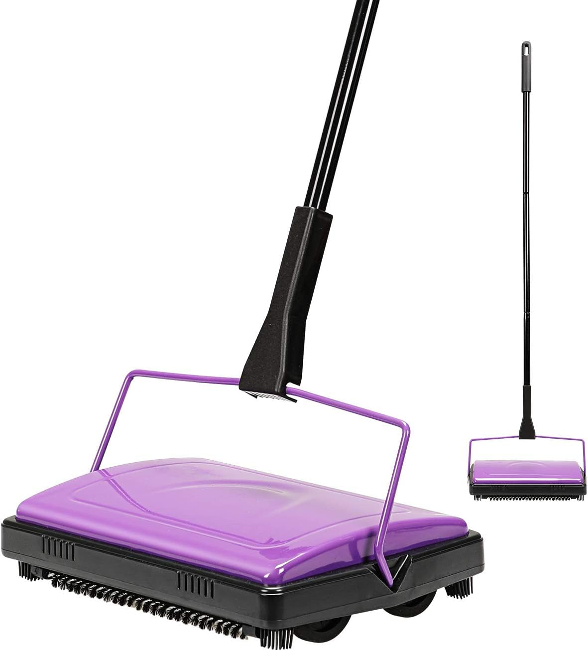 Yocada Carpet Sweeper Cleaner Manual Household Sweeper Lightweight