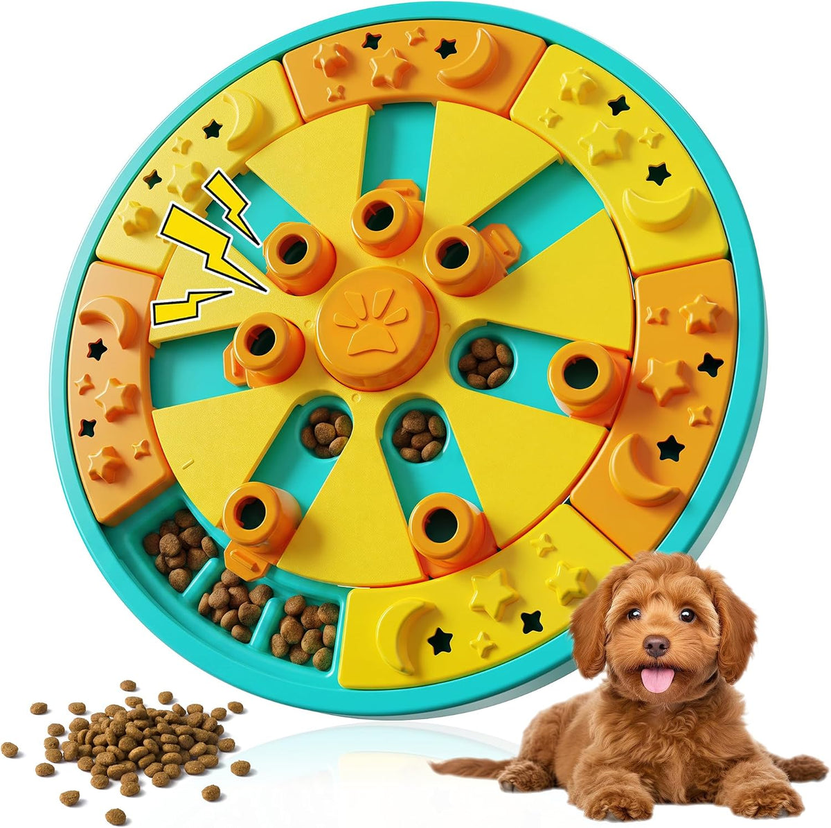 Dog Puzzle Toy, Interactive Dog Toys for IQ Training & Slow Feeder