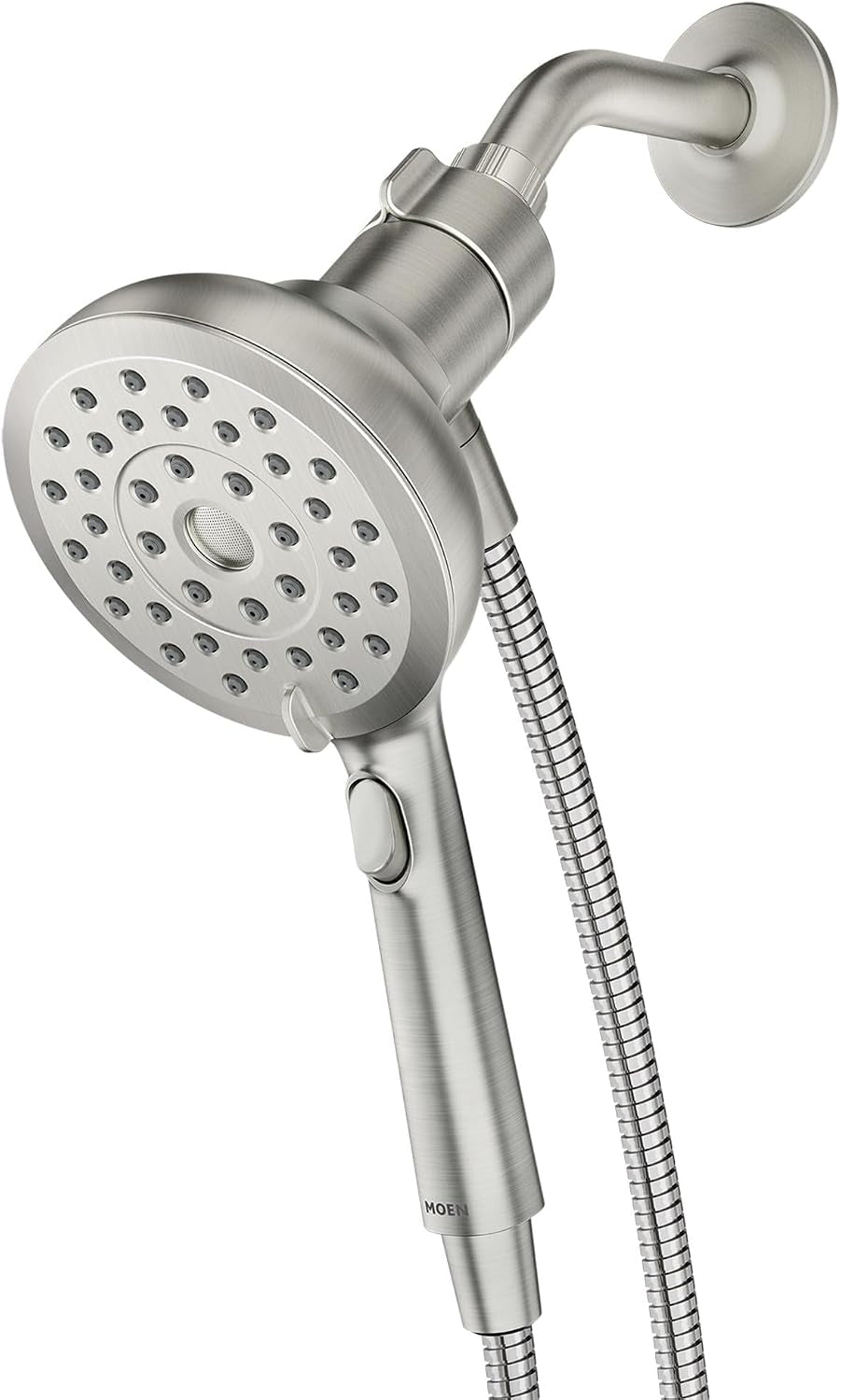 Moen Verso Handshower, Detachable round Shower Head with Magnetix Docking System, 60" Hose, Spot Resist Brushed Nickel, 220H2SRN