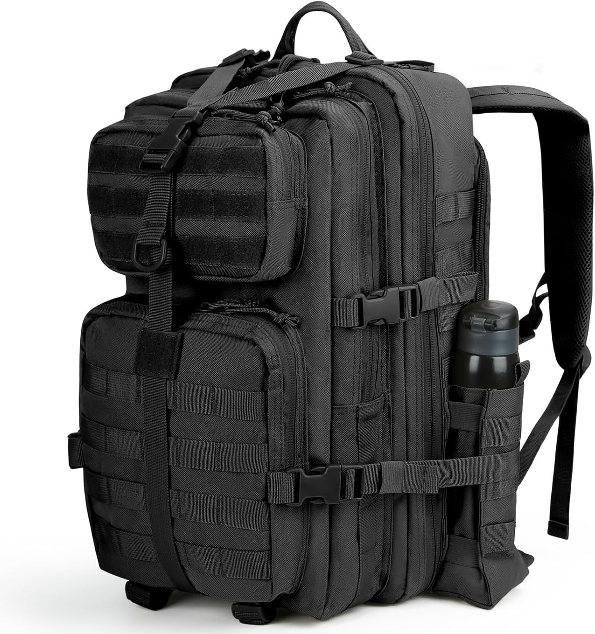 REEBOW GEAR Military Tactical Backpack for Men 3 Day Survival Bag Black