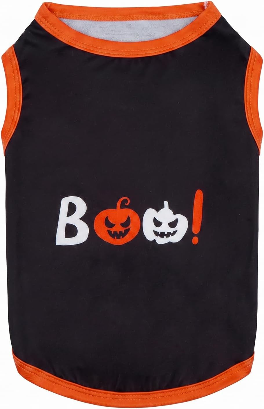 Cutebone Soft Halloween Dog Shirt Lightweight Small Puppy T-Shirts Pet Clothes Breathable Tee Vest Stretchy Outfit Cat Apparel BX25L-D