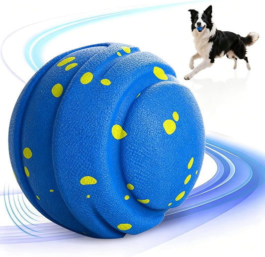Interactive Dog Toys Dog Ball for Aggressive Chewers, Dog Chew Toys, Dog Enrichment Toys, Automatic Moving, Bouncing, Rotating, Type-C Rechargeable, Large, Medium, and Small Dogs