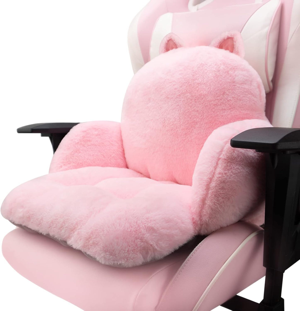 Pink Chair Cushion, Cute Chair Cushion, Pink Cat