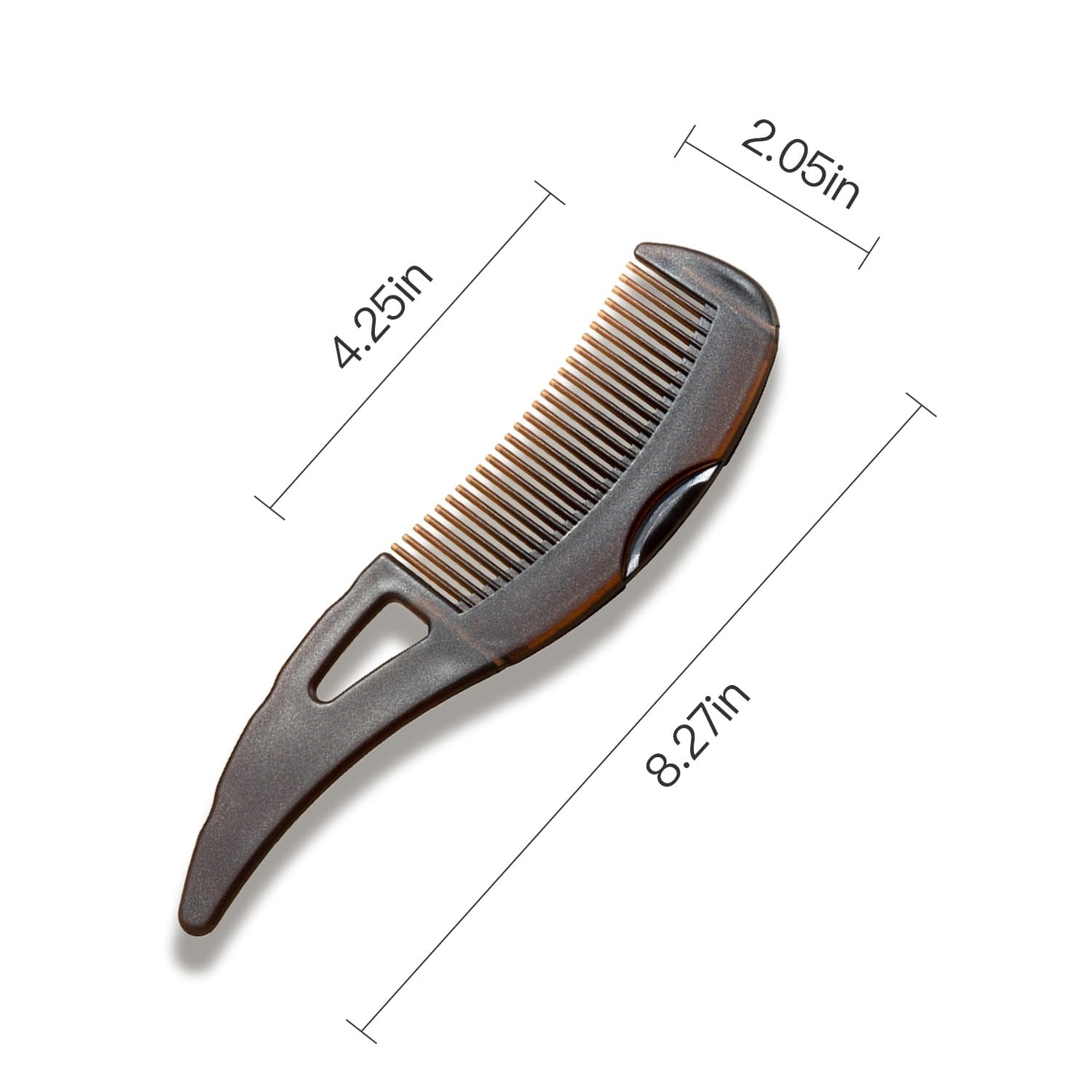 Dandruff Comb with Self-Cleaning Hollow Teeth & Massage Handle - Scalp Detox Comb for Flakes, Oil Removal - Dandruff Scalp Hair Combs for Women/Men/Kids