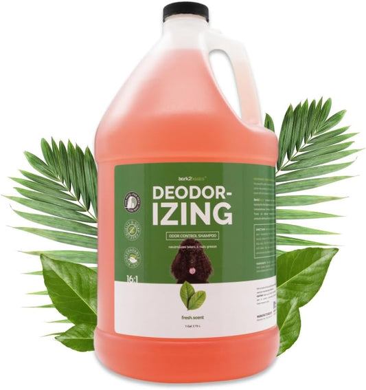 Bark2Basics Deodorizing Dog Shampoo for Smelly Dogs, 1 Gallon