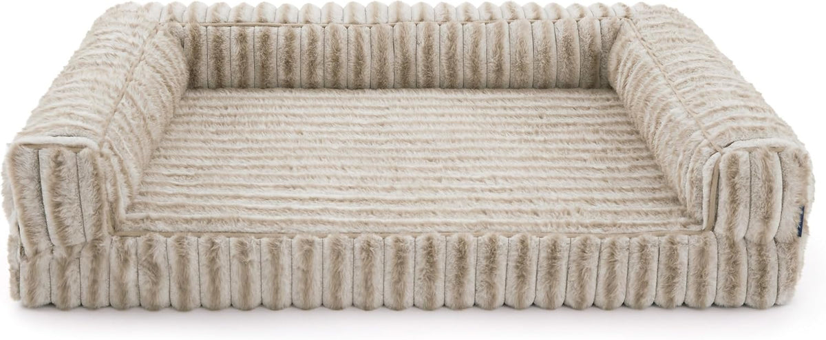Bedsure Comfyfleece® Memory Foam Orthopedic Dog Beds Large Sized Dog 35"