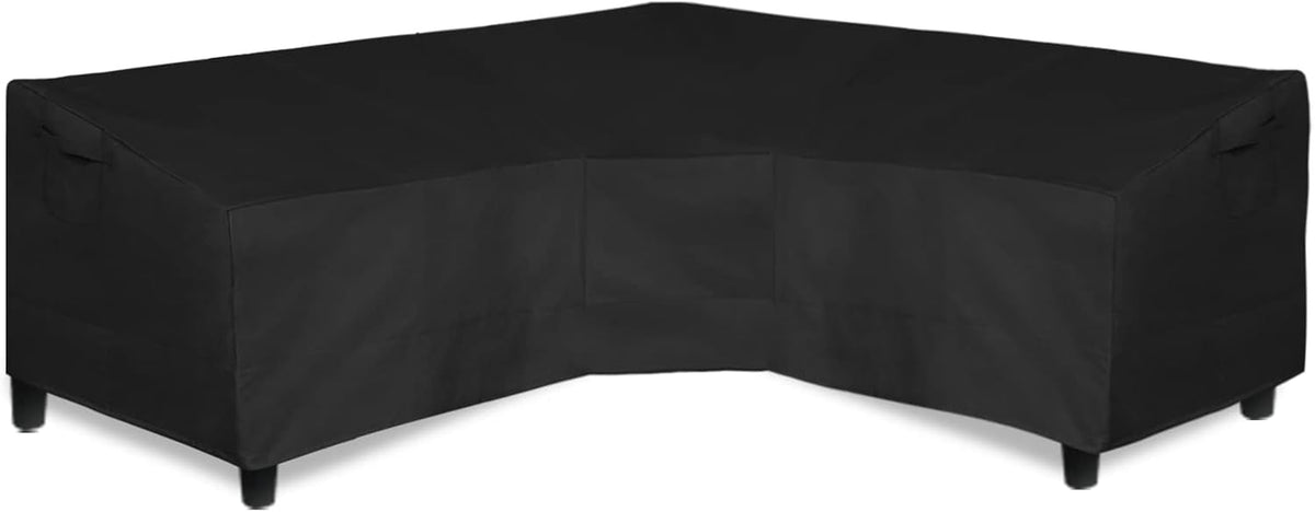 Easy-Going 600D Patio V-Shaped Sectional Sofa Cover 89" L(On Each Side)