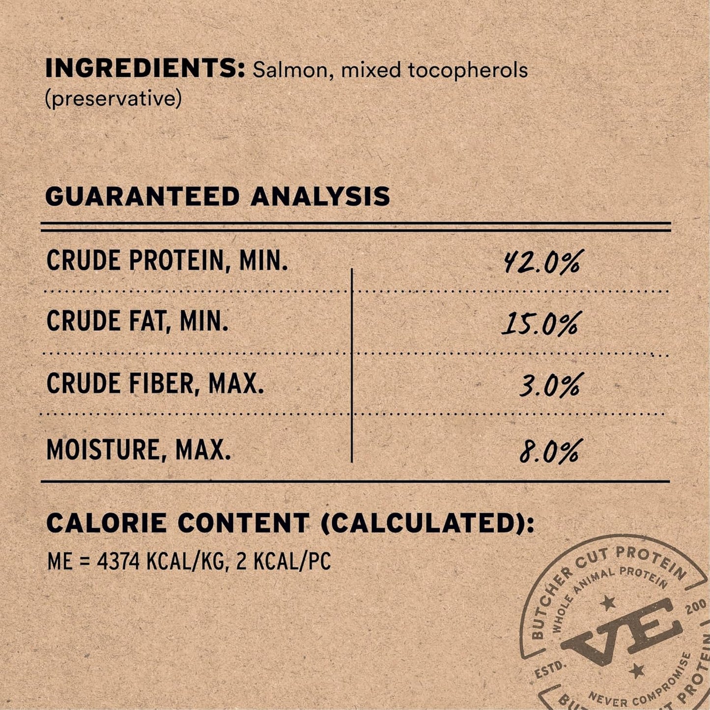 Vital Essentials Freeze Dried Dog Treats | Salmon Bites, Single Protein | Premium Quality | Grain Free Training Treats for Dogs, 2.5 Oz Bag