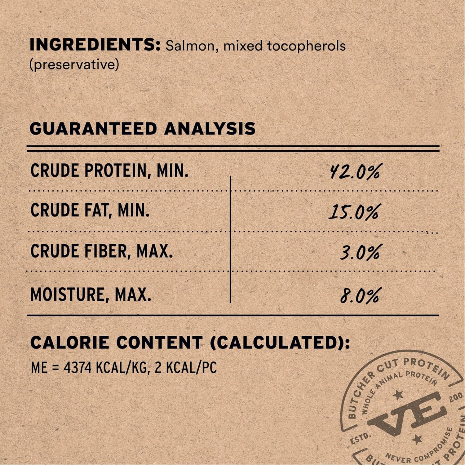 Vital Essentials Freeze Dried Dog Treats | Salmon Bites, Single Protein | Premium Quality | Grain Free Training Treats for Dogs, 2.5 Oz Bag