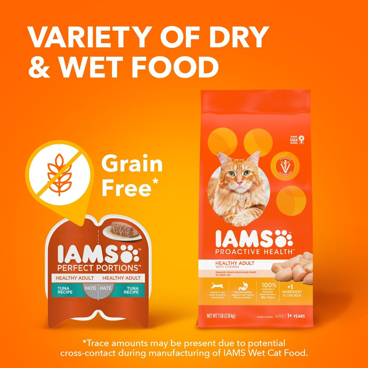 IAMS Perfect Portions Pate Wet Cat Food, Variety, 12 Count, 2-Pack