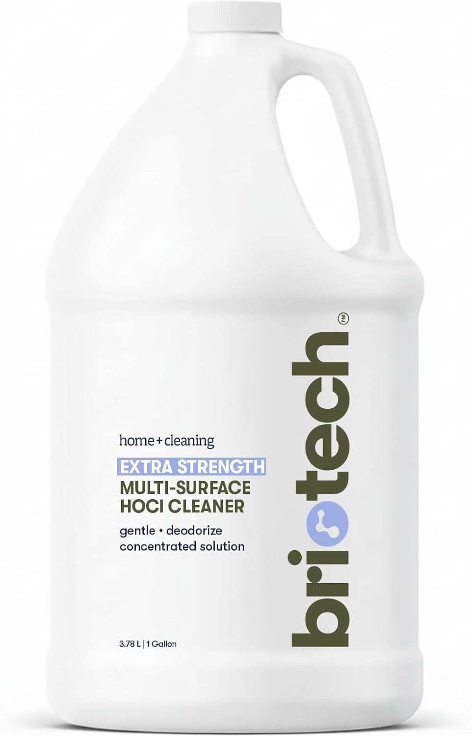BRIOTECH Extra Strength Hocl Multi-Surface Cleaner Refill, 1 Gallon