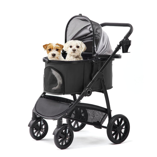 3-In-1 Dog Stroller for Small and Medium-Sized Dogs up to 60 Lbs