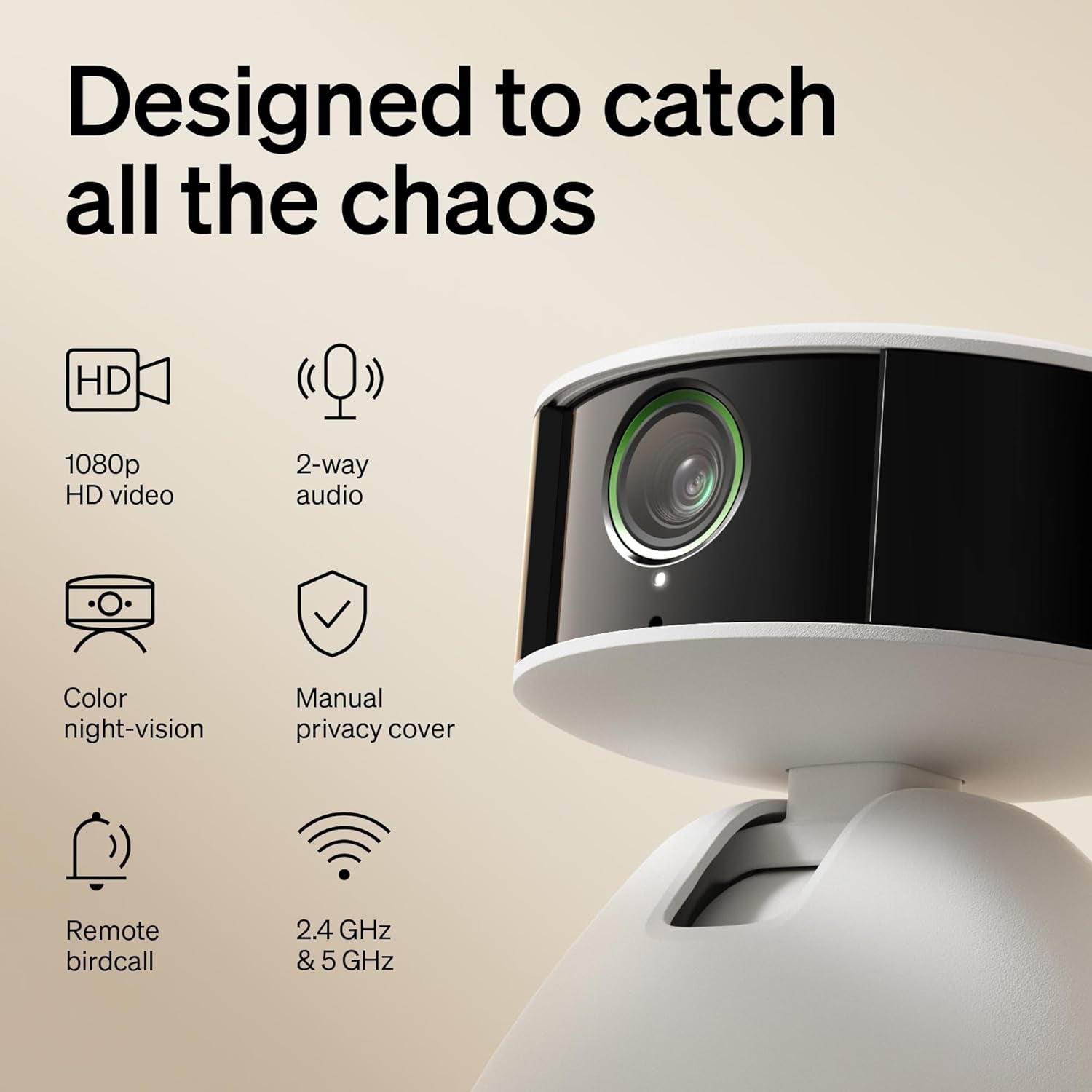 PETLIBRO AI Dog Camera Pet Camera Indoor with Phone App [Multi-Pet Recognition, Daily Activity Analysis & Smart Summaries] Cat Cam 360° View, 1080P Dog Cam Night Vision, 2-Way Audio Home Camera Wifi