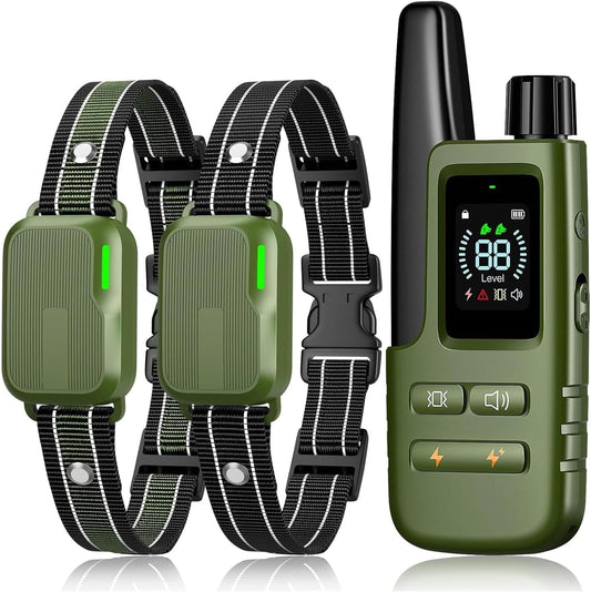 Shock Collar for 2 Dogs, 4500FT Training Collar with Remote for 10-120Lbs