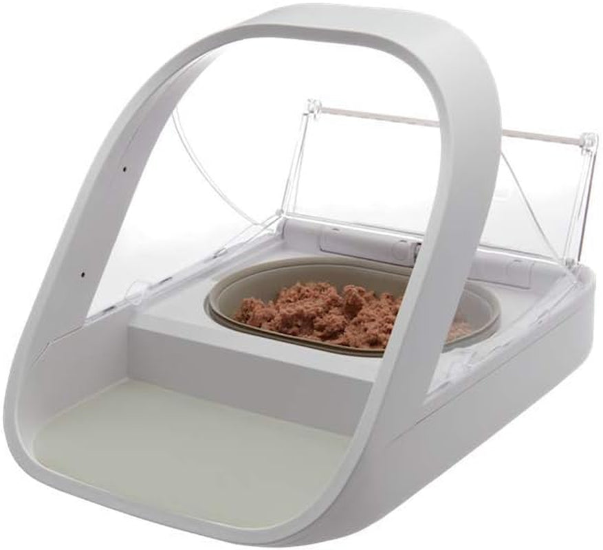 Sure Petcare -Sureflap - Surefeed - Microchip Pet Feeder - Selective-Automatic Pet Feeder Makes Meal Times Stress-Free, Suitable for Both Wet and Dry Food - MPF001