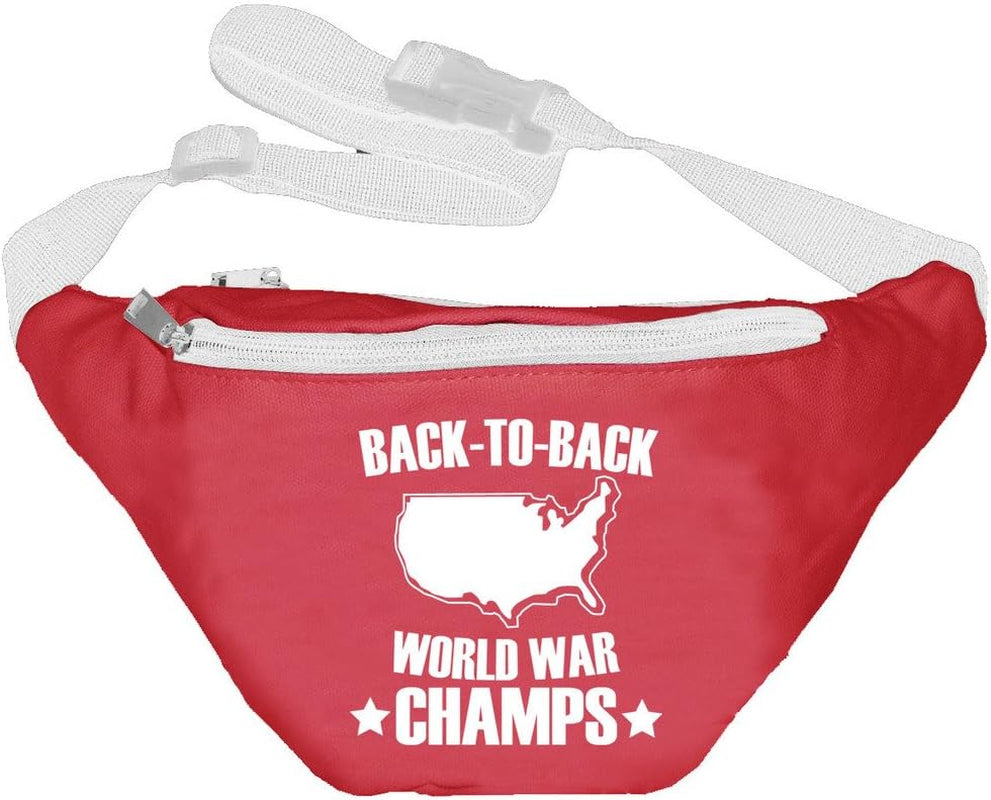 Funny Guy Mugs Back to Back Champions Fanny Pack