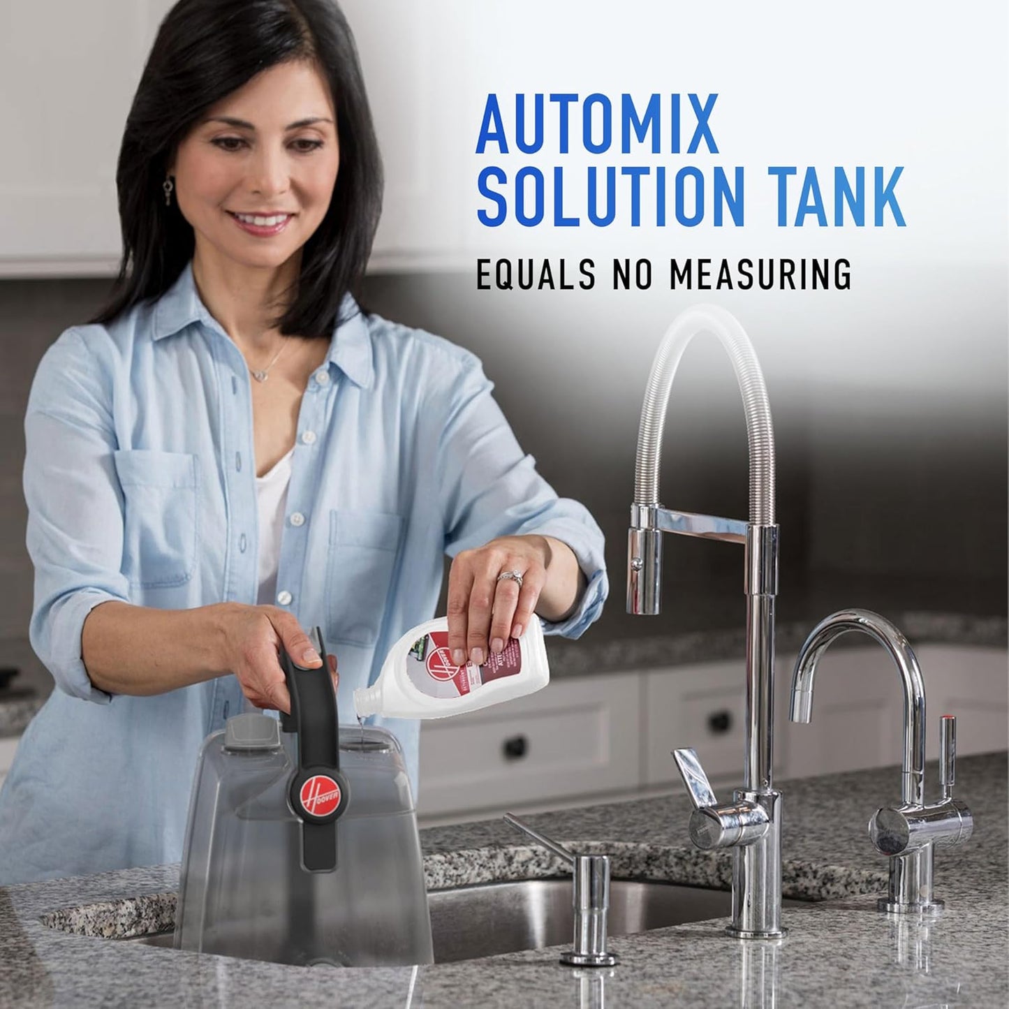 Hoover Powerscrub Deluxe Carpet Cleaner Machine, Deep Cleaning Carpet Shampooer Machine, Spinscrub Brushes, Heatforce Drying, Pet & Upholstery Tools, Pair with Hoover Carpet Cleaner Solution