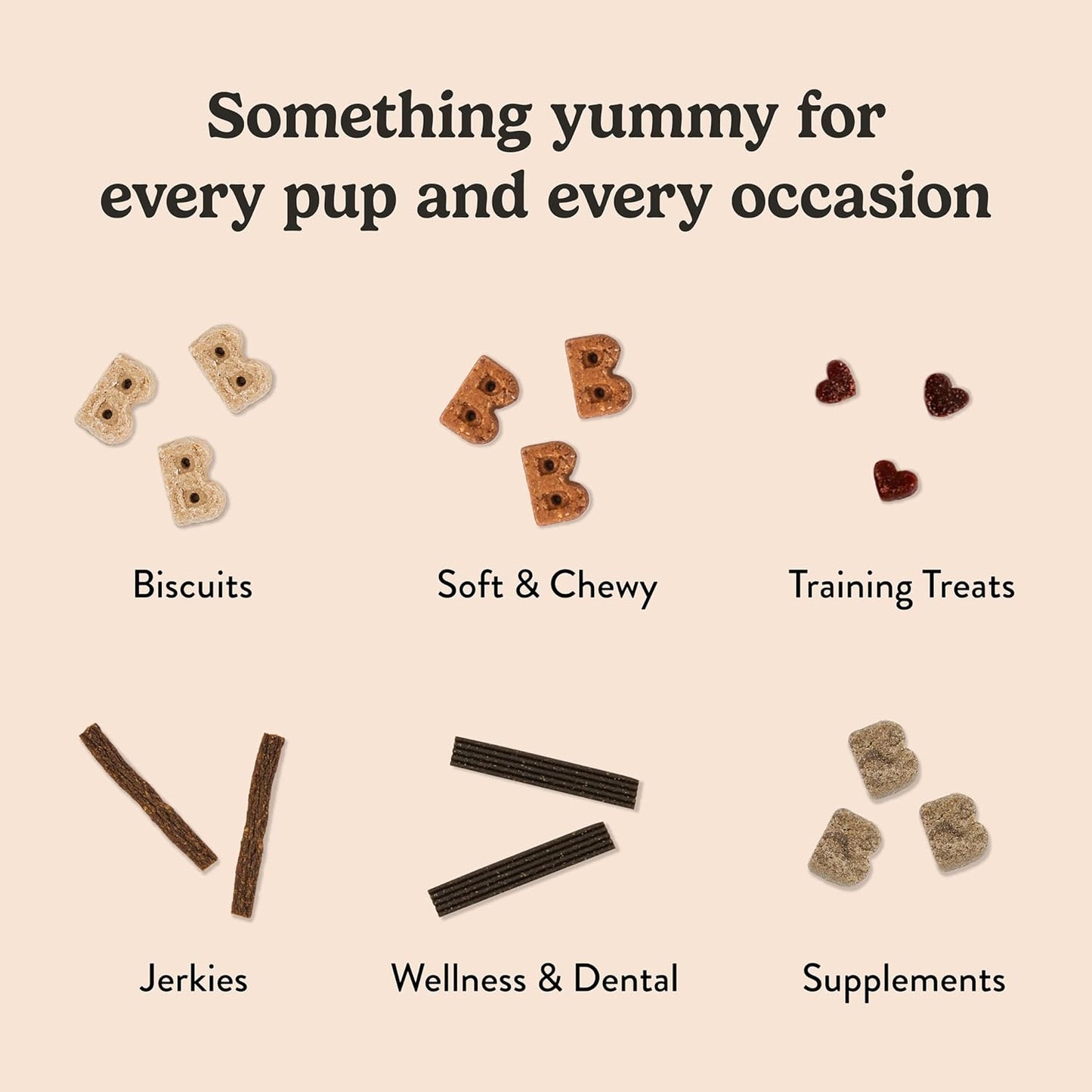 Bocce'S Bakery Love Struck Valentine'S Dog Treats - Wheat-Free, Natural Soft & Chewy Cookies Made with Real Ingredients - Baked in the USA, 6 Oz