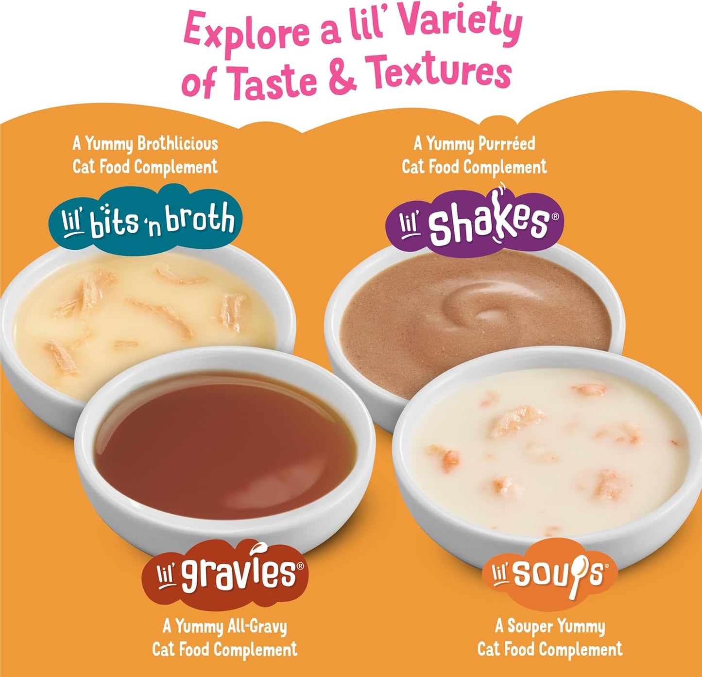 Purina Friskies Grain Free Lickable Cat Food Toppers Lil’ Soups with Sockeye Salmon in Chicken Broth - (Pack of 8) 1.2 Oz. Cups