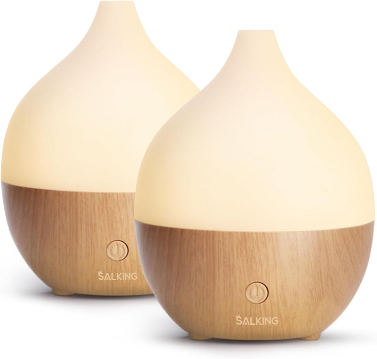 SALKING Essential Oil Diffuser 2 Pack, 100Ml Aromatherapy Diffuser for Home