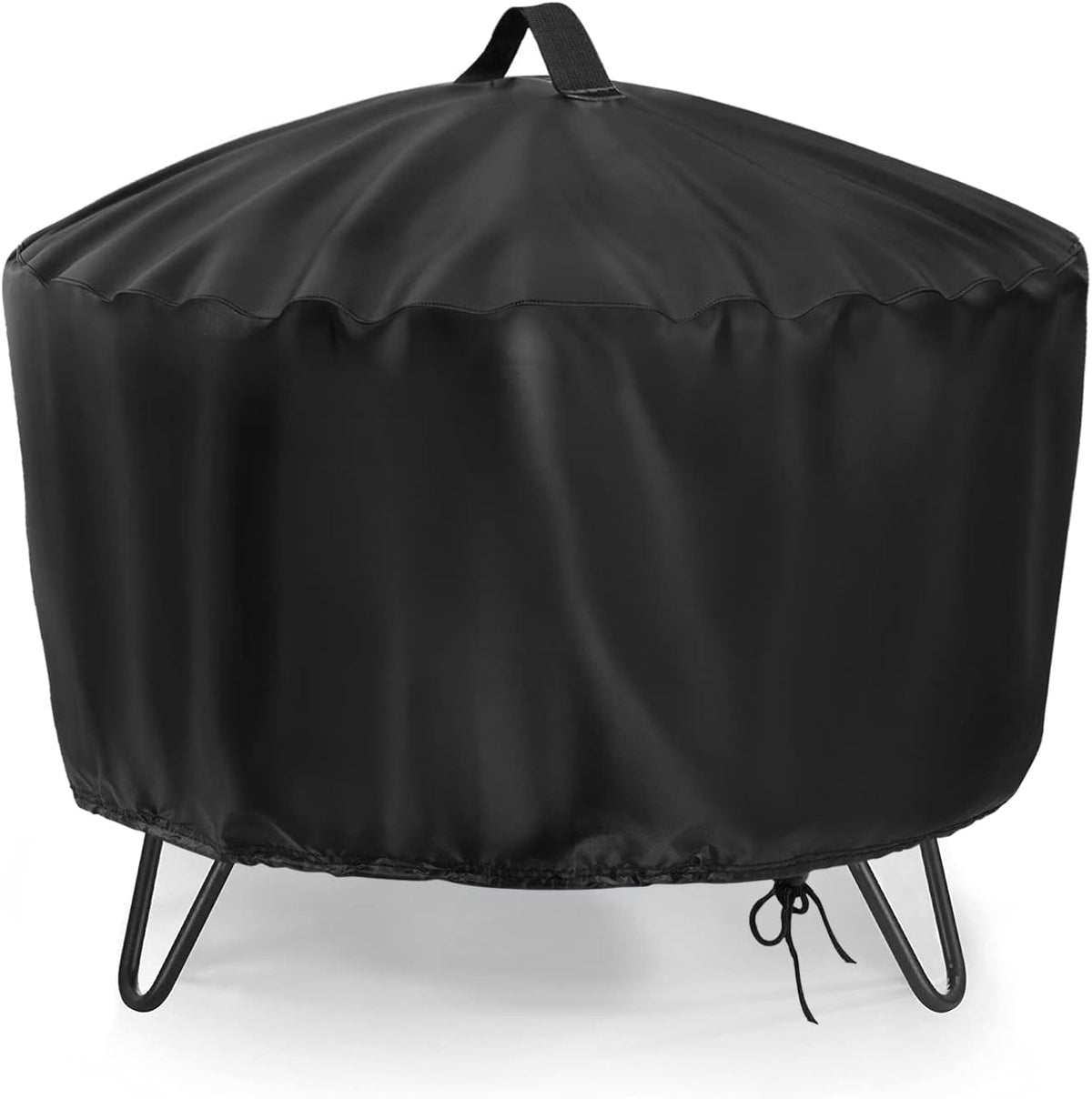 25 Inch round Fire Pit Cover for Firepit Table, 25 X 25 X 18 Inch