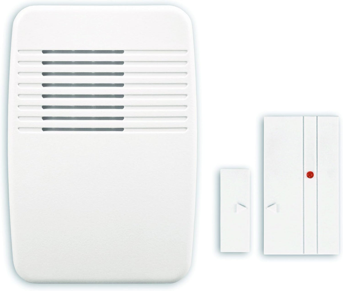 Globe Electric Heath Zenith SL-7368-02 Wireless Entry Alert Chime,White, Multi-Function Kit