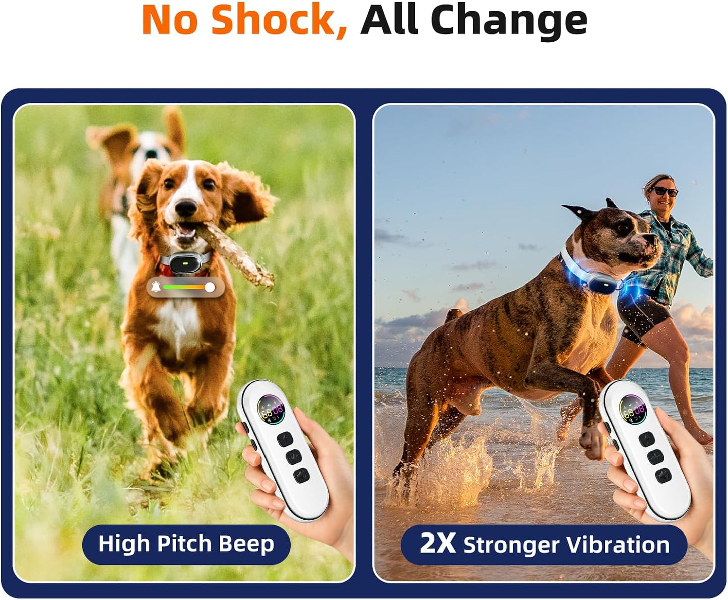 Shock Collar for Small Dogs, Ultra-Light & Slim Dog Training Collar with Remote, Tailored for Small Dogs 5-30Lbs & Medium Dogs, 198-Level Precise Control, Waterproof, Rechargeable (Not Auto Collar)