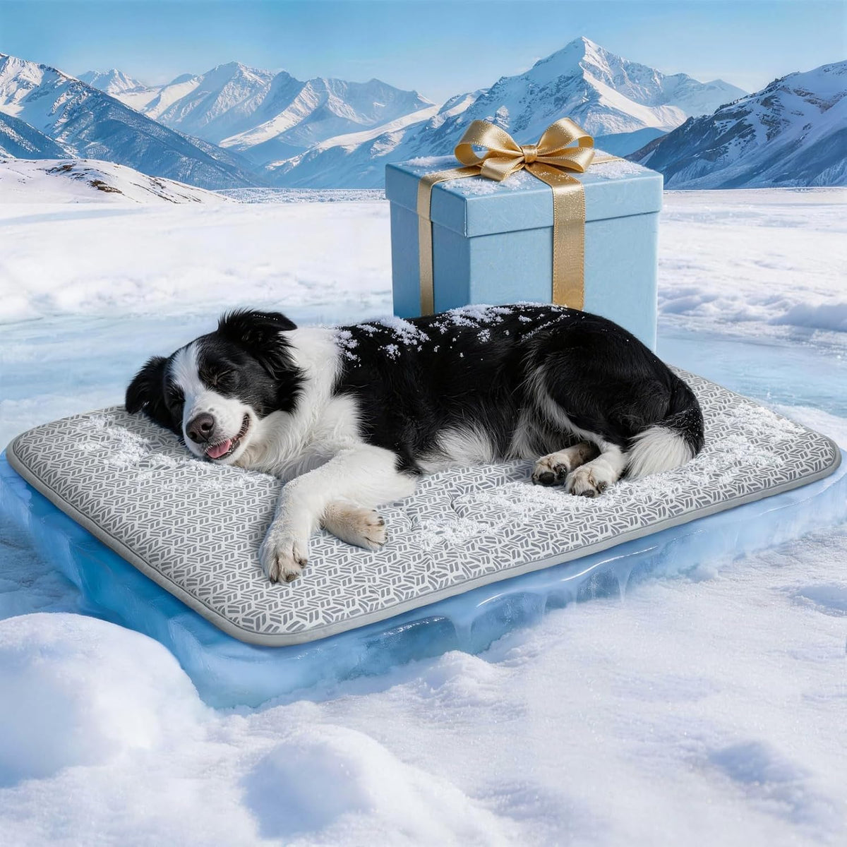 Cooling Mat for Dogs, Instant Chill Medium Doggy Pet Pad Bed Indoor Outdoor