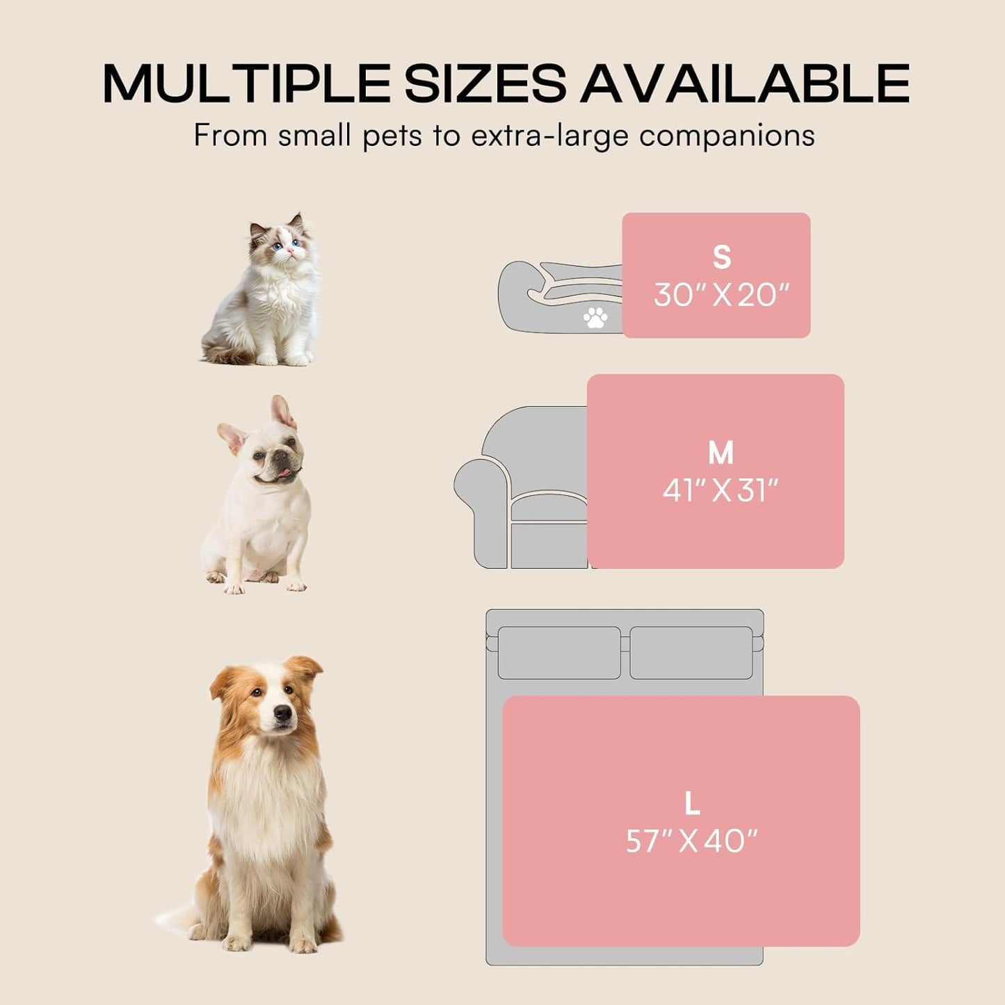 Luciphia Small Dog Blanket Washable Pet Bed Cover Soft Fluffy Puppy Blanket with Premium Fleece 300GSM Cozy Calming Cat Blankets for Indoor Cats Pink 30X20 Inch
