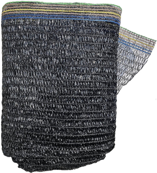 55% Sunblock Shade Cloth Cover Mesh UV Resistant Net for Garden Flower Plant Greenhouse, Black (6.5 X 10 FT)