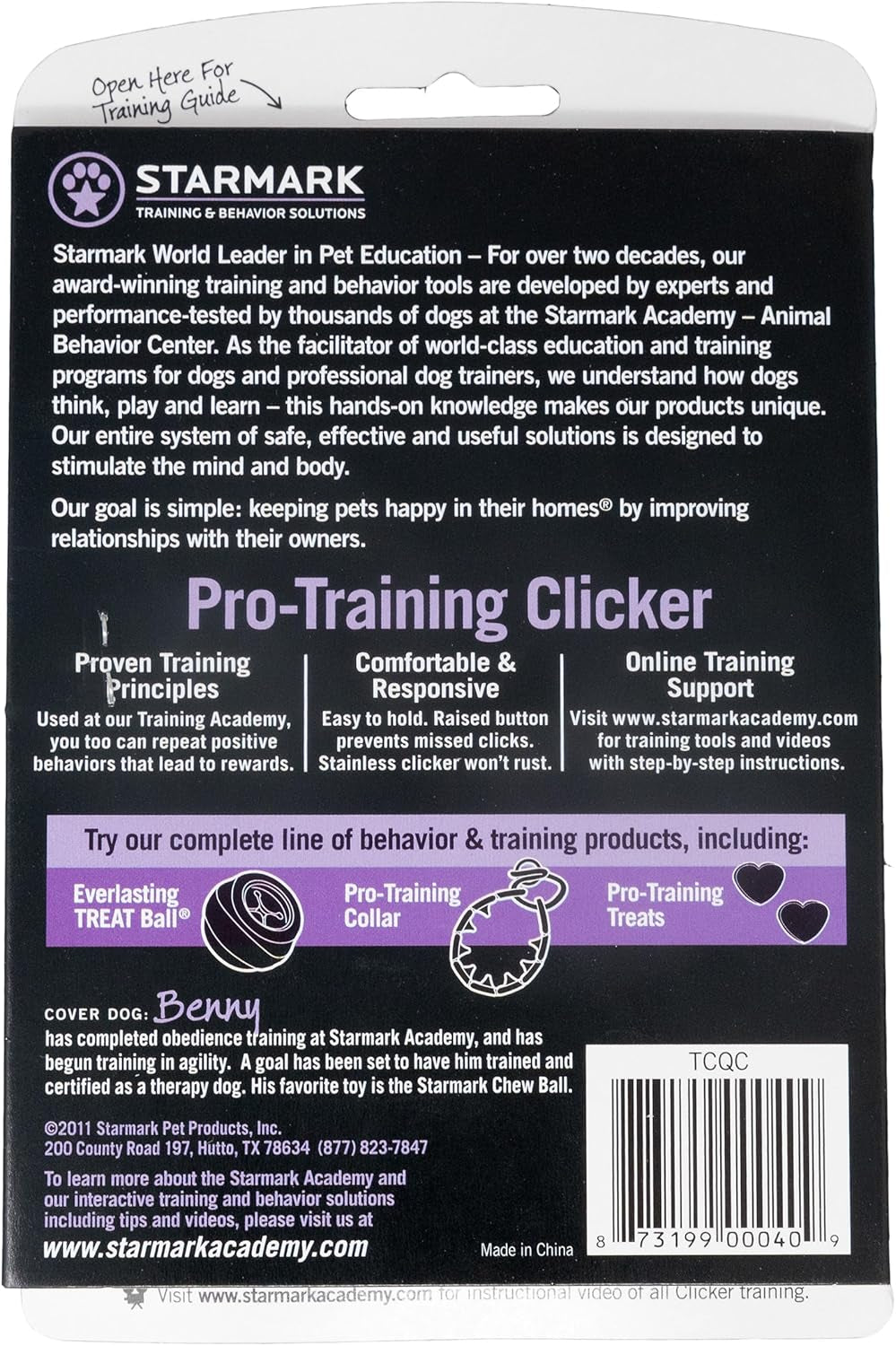 Starmark Pro-Training Clicker for Dogs