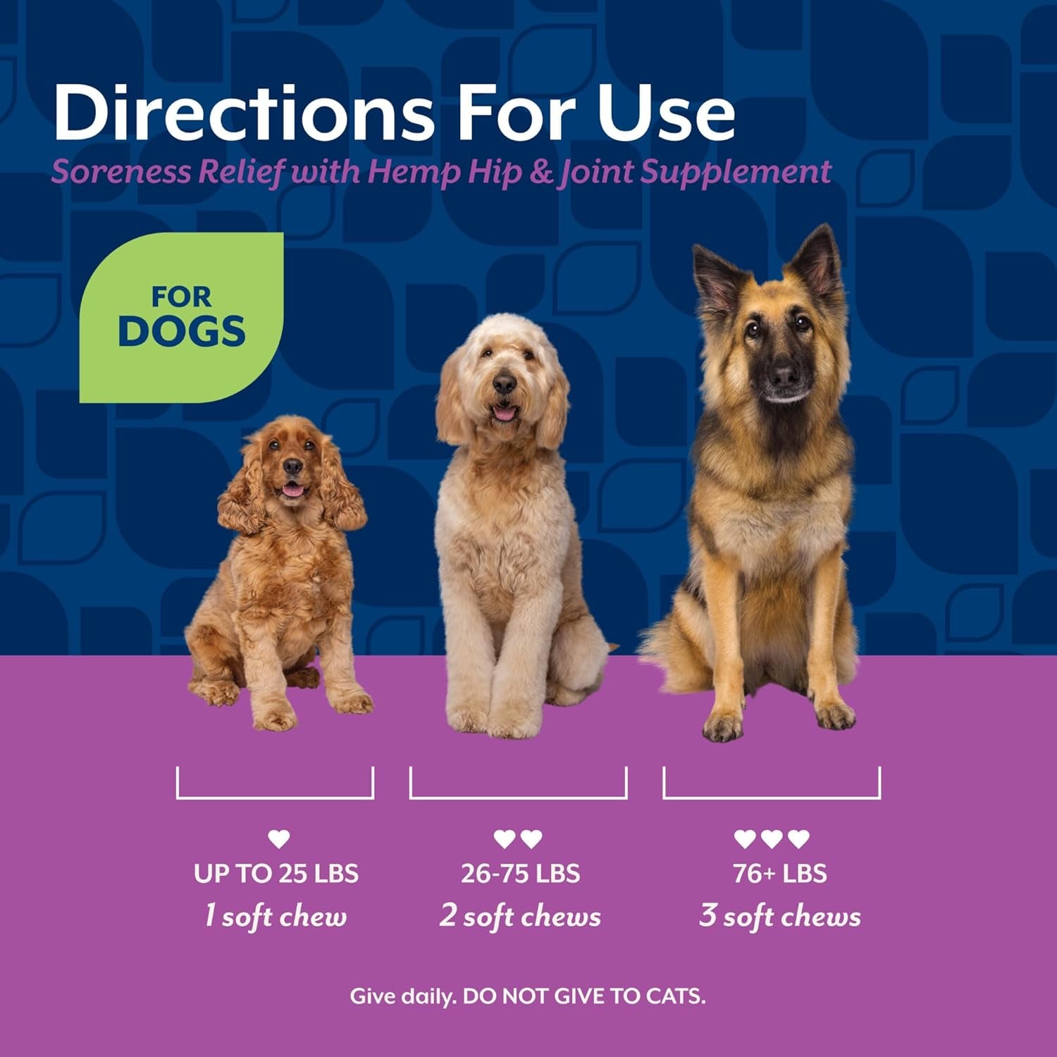 Naturvet Hemp Aches & Discomfort plus Hemp Seed for Dogs, 60 Ct Soft Chews, Made in the USA