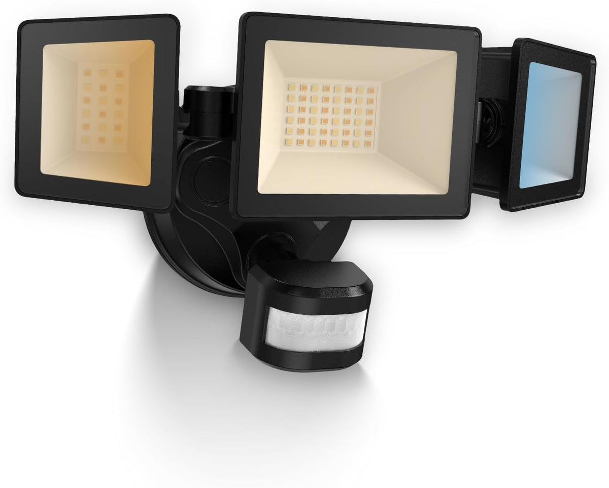 ALUSSO Motion Sensor Outdoor Lights, 40W 4500LM Flood Lights Outdoor 120V