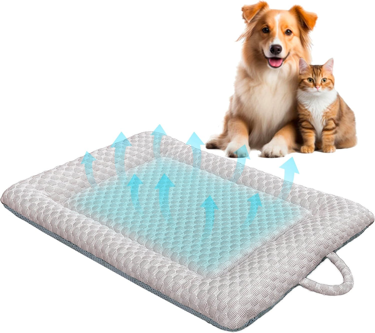 Petpals Summer Cooling Mat for Dogs and Cats with Gel Insert, 23" X 17"