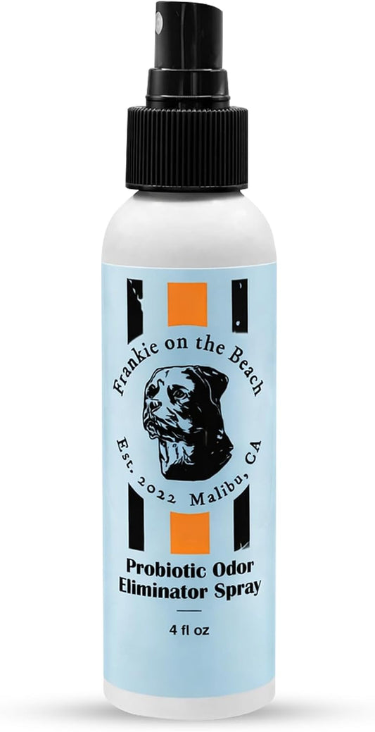 Probiotic Odor Eliminator – Plant-Based, Non-Toxic & Cruelty-Free – Neutralizes Pet Odors at the Source – Vegan, Gentle Grooming Spray for All Dogs – 4 Oz Made in USA
