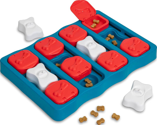 Outward Hound Nina Ottosson Dog Brick Dog Toy Treat Puzzle, 12.8"
