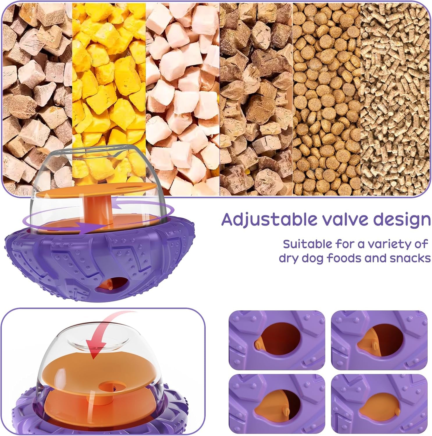 Boyoyo Interactive Dog Puzzle Toy for Smart, Dog Enrichment Toys to Keep Them Busy, Cognitive Dogs Toy to Stimulate Their Brain, Dog'S Treat Dispensing Toys with Slow Feeder, Easy to Clean
