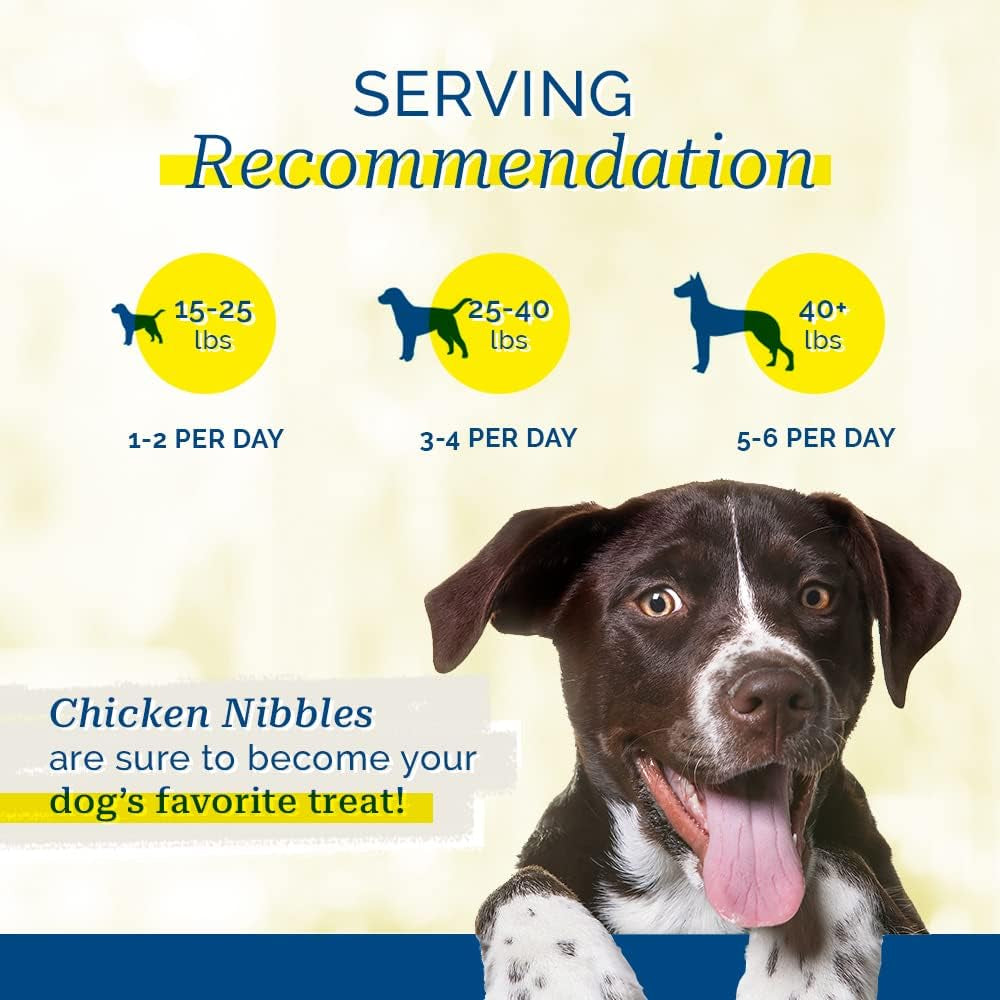 Pet Center Inc. (PCI) Chicken Nibble Dog Treats, 2.25Lb. – 100% Real Raw Dehydrated Chicken Breast Bites for Small, Medium & Large Dogs