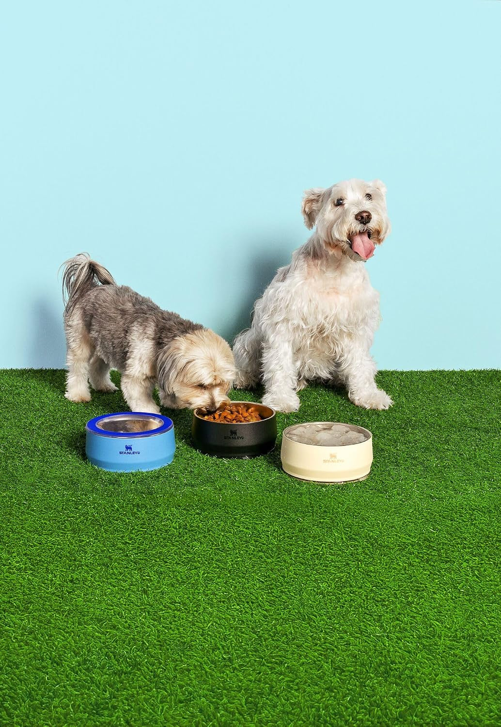 STANLEY Pet Bowl with Lid, 24 Oz (3 Cups), Cream