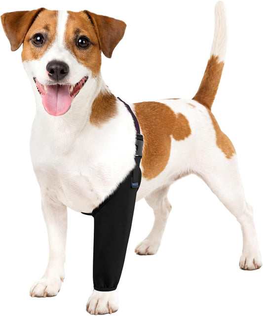Small Dog Front Leg Sleeve for Wound, Surgery Suit to Stop Licking
