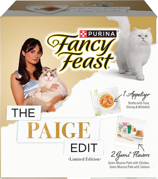 Fancy Feast Purina the Paige Edit Gourmet Wet Cat Food Variety Pack