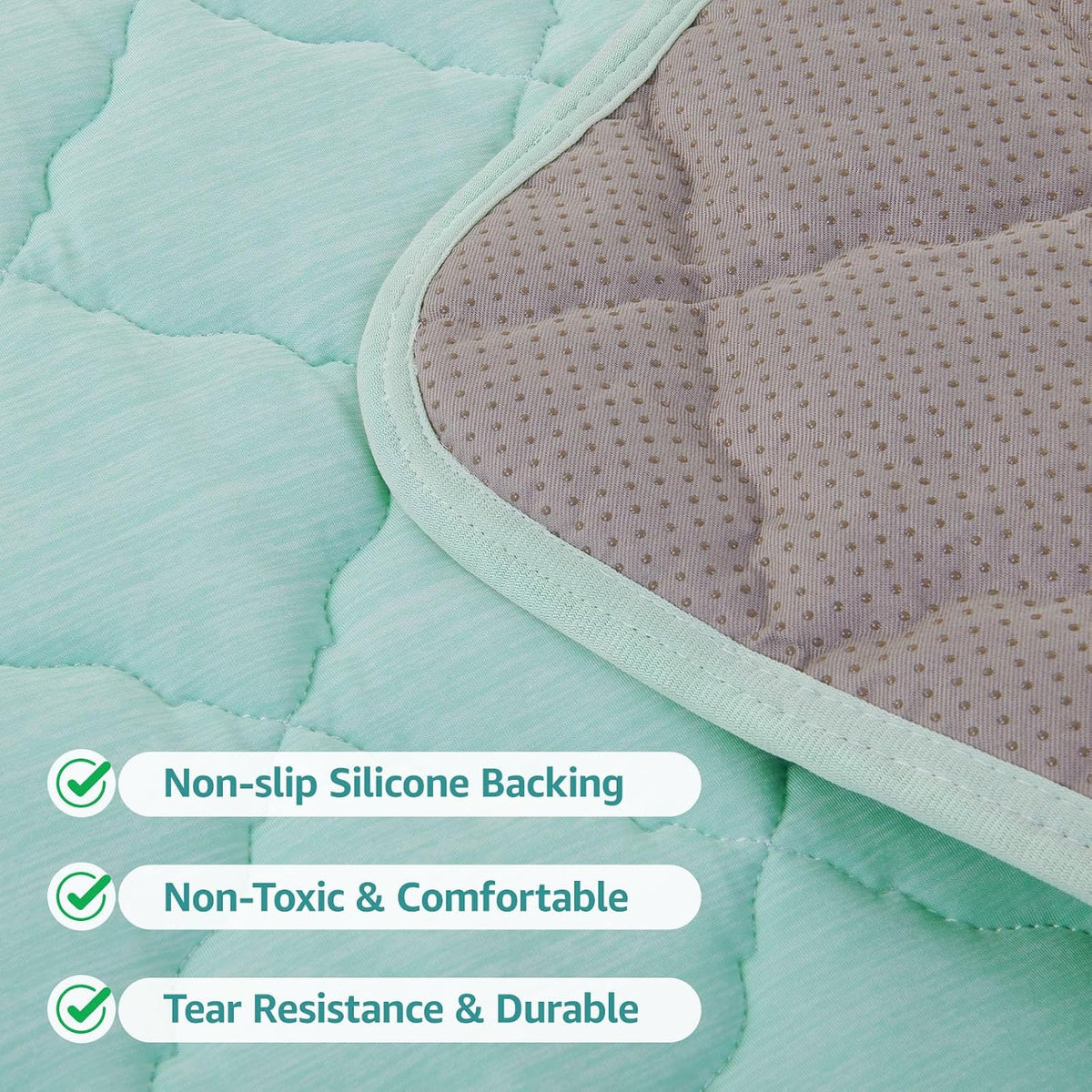 LOOBANI Dog Cooling Mat for Large Dogs - 40" X 28" Cooling Mat for Pet with Anti-Slip Bottom, Durable & Washable Non-Toxic Cold Crate Pad for Dogs, Cats, Indoor & Outdoor Use, Sofas, Bed, and Floor
