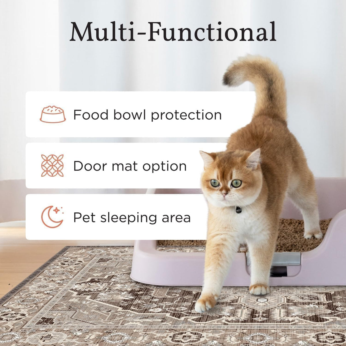 Lovewag Cat Litter Mat, Litter Box Mat, Blue Mesa, 28X41, 2 Pack