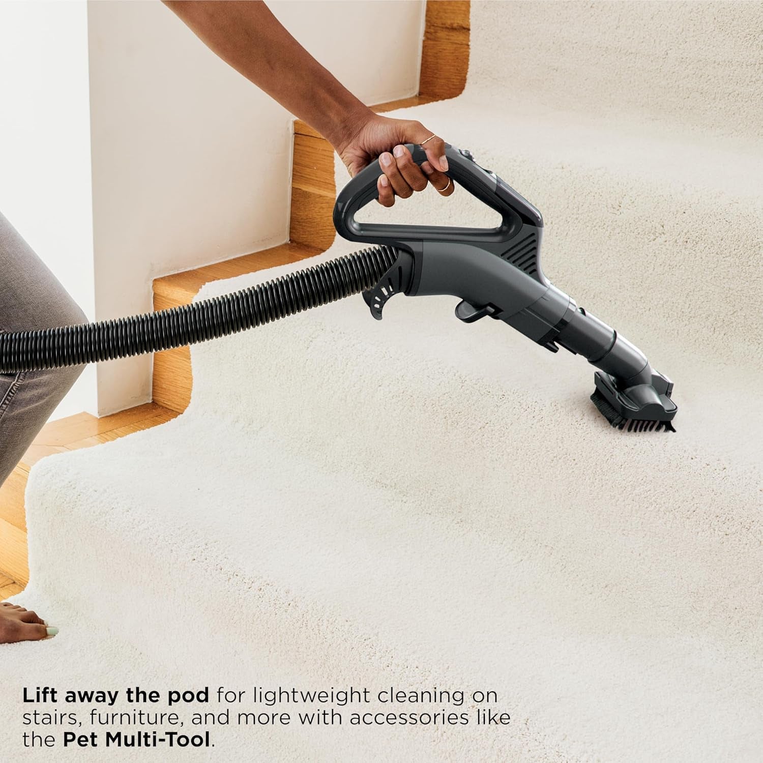Shark Vertex Duoclean Powerfins Upright Vacuum with Powered Lift-Away & Self-Cleaning Brushroll, 1 QT Dust Cup, Dark Lilac, AZ2001AMZ