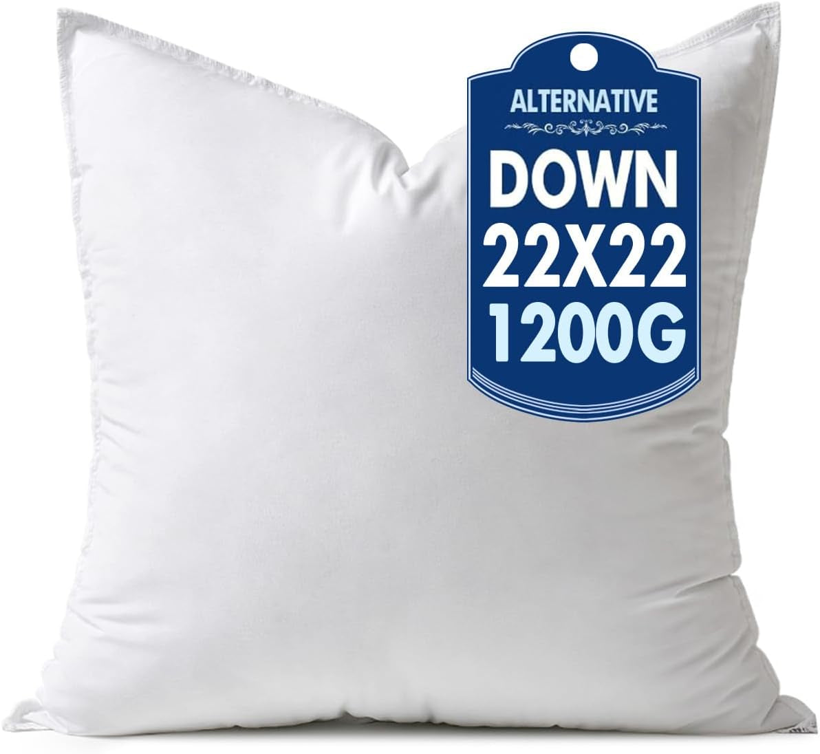 MIULEE 22X22 Inch Synthetic down Alternative Pillow Insert