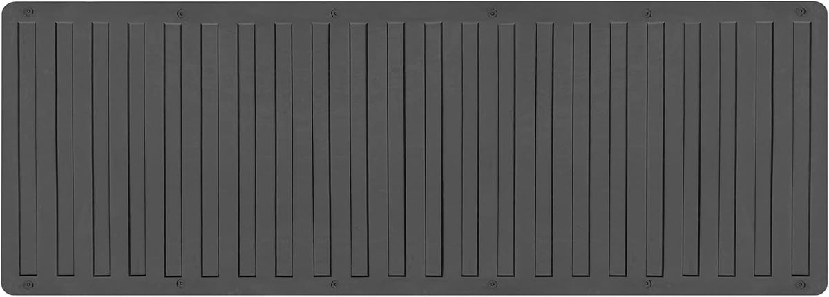 BDK-MT-600A Heavy-Duty Utility Truck Bed Tailgate Mat, 60" X 19.5" – Extra Thick Rubber Cargo Liner for Pickup Trucks with Universal Trim-To-Fit Design - Black