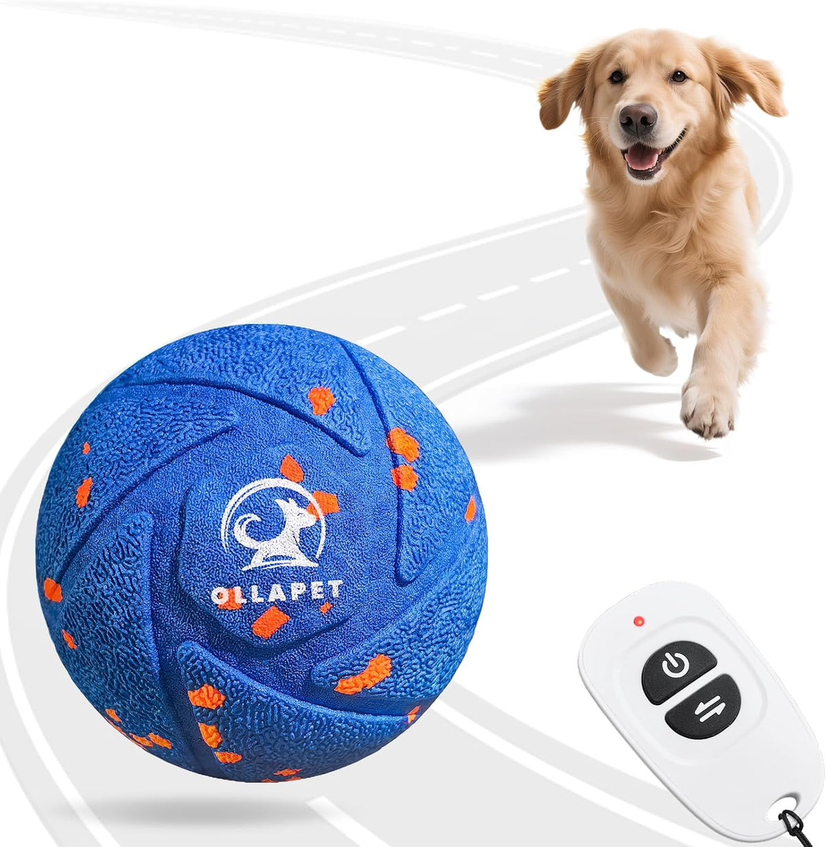 Interactive Dog Ball, 3 Interactive Modes, IPX7 Waterproof