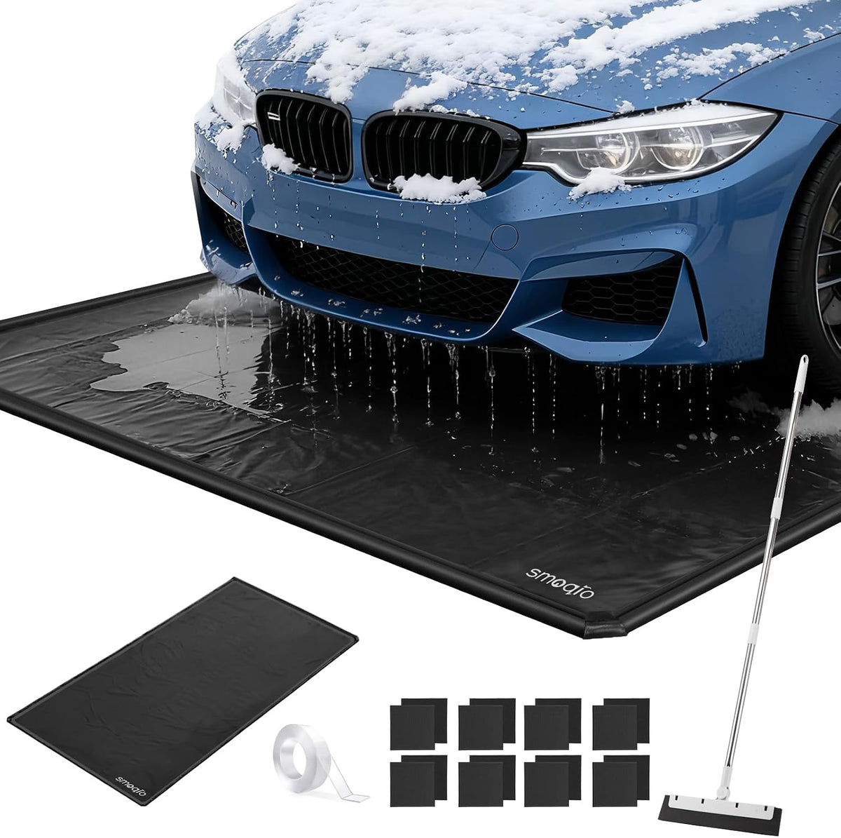 Garage Floor Mat, Containment Mats for under Car- 7'9" X 18'