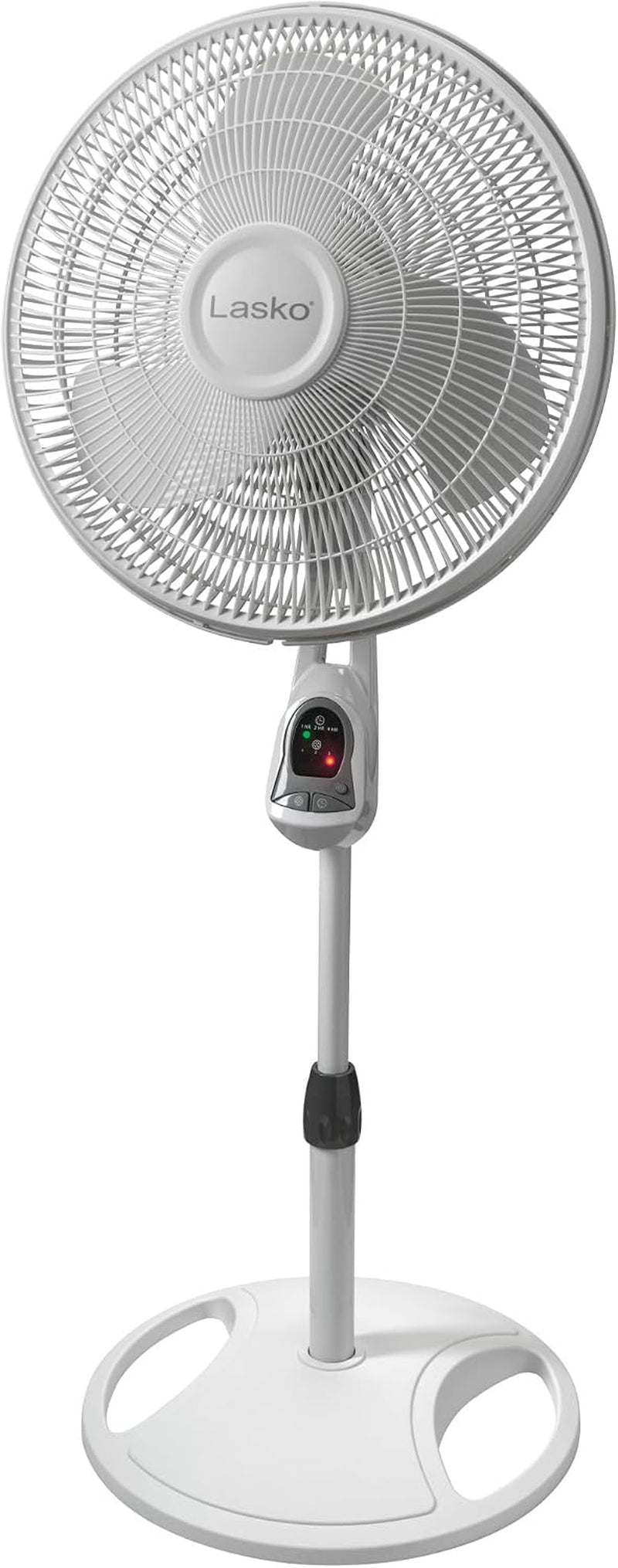 Lasko Oscillating Adjustable Pedestal Stand Fan - 16” - 1646 - White
