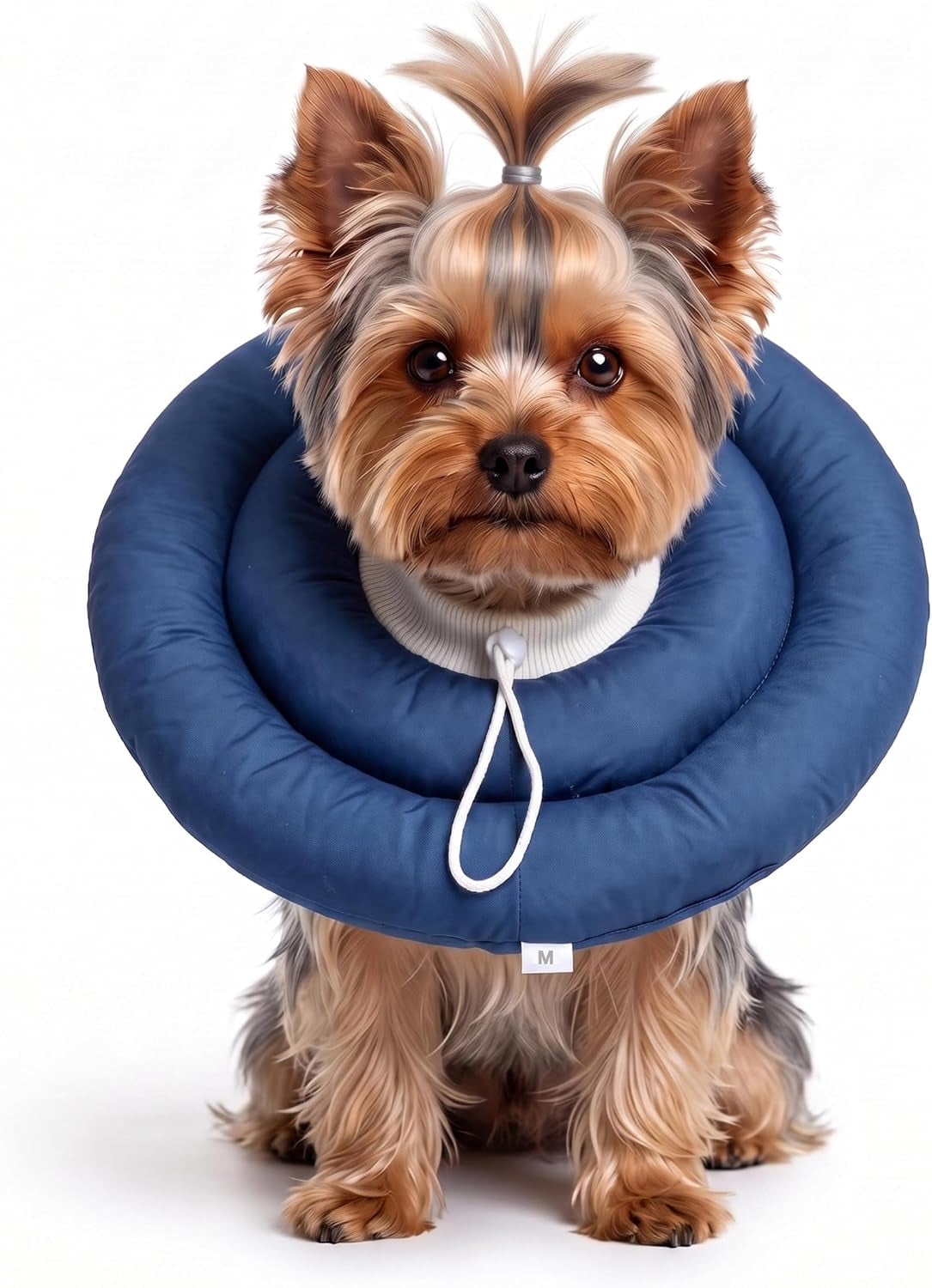 Soft Dog Cones, Recovery Dog Donut Collar after Surgery- Cone of Shame Alternative, Pet Elizabethan E-Collar Anti-Bite Lick Wound Healing Adjustable for Small Large Medium Dogs, L